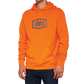 100% Hoodie Icon - Orange - Medium 20029-00021