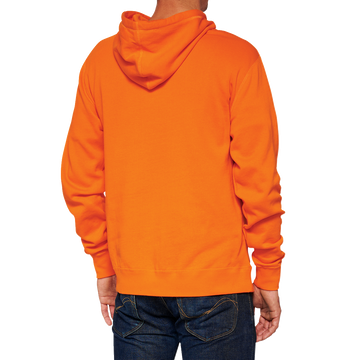 100% Hoodie Icon - Orange - Small 20029-00020