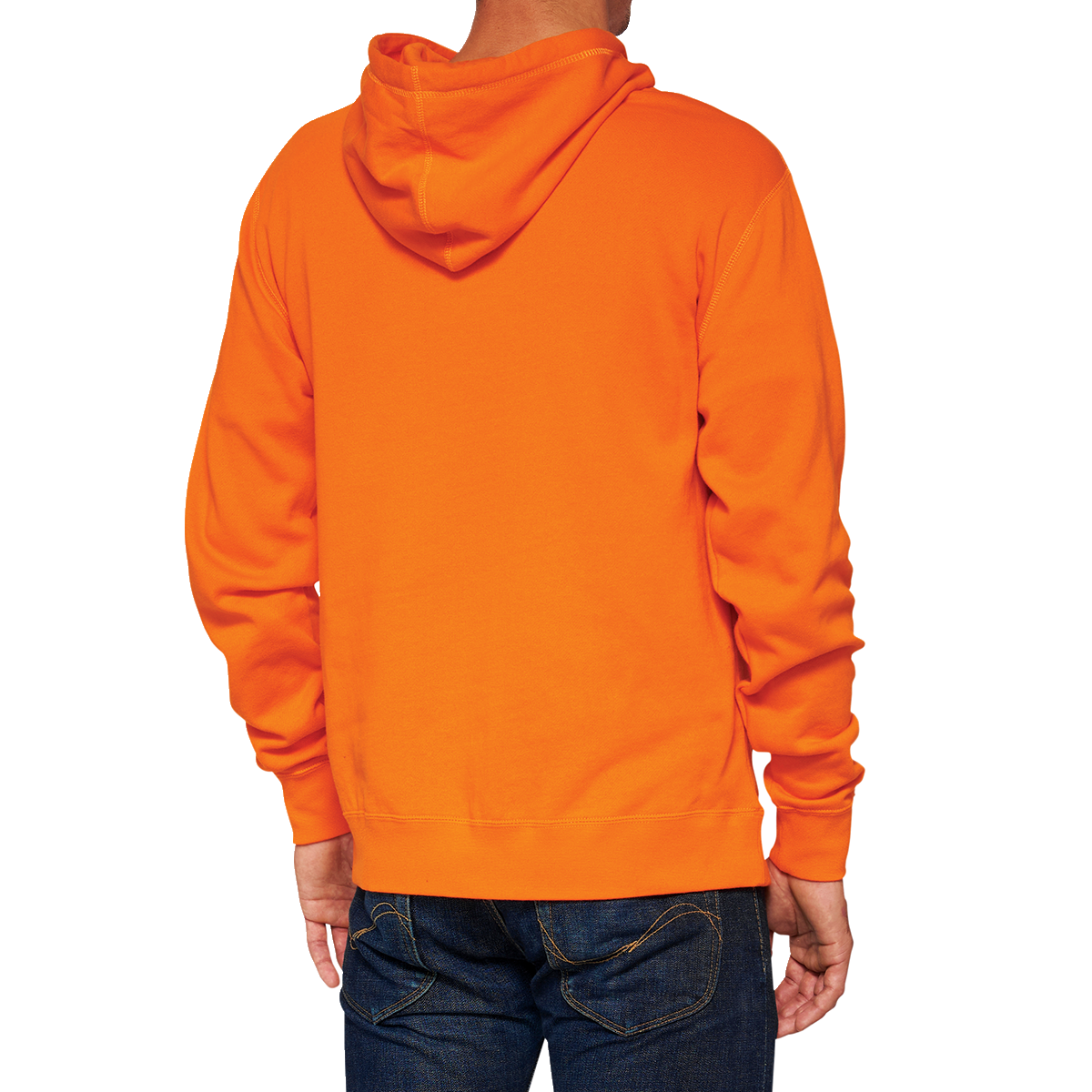 100% Hoodie Icon - Orange - Medium 20029-00021