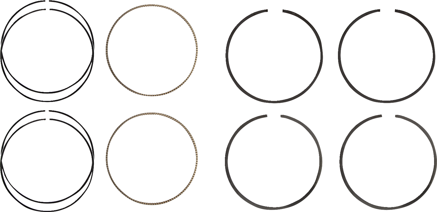 Hastings Piston Rings - 114" Motor - 4.000" Standard - M8 2C5232