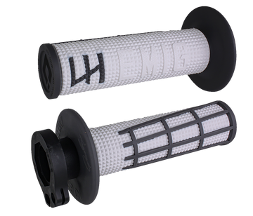 ODI EMIG 2.0 Lock-On Grips - White/Graphite H36E2WH