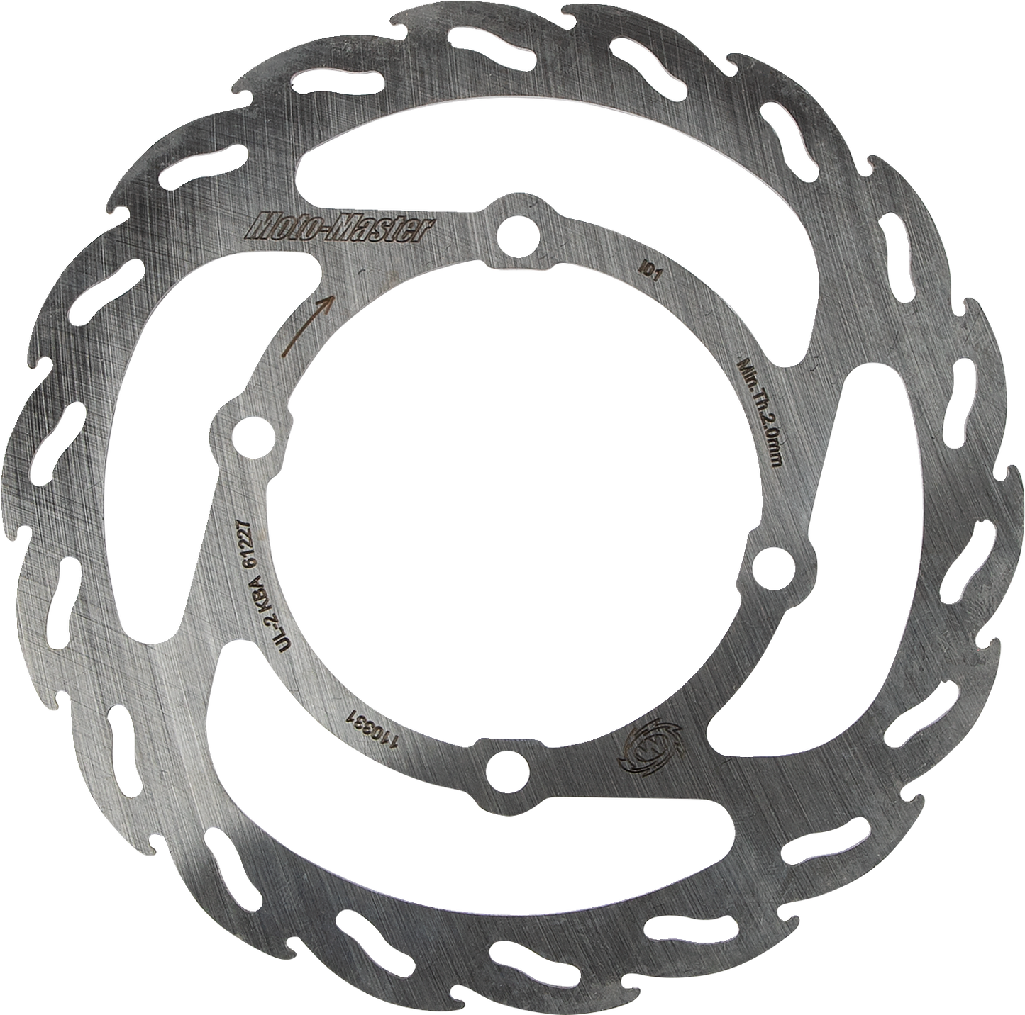 MOTO-MASTER Brake Rotor - Front/Rear - Flame 110331-PU