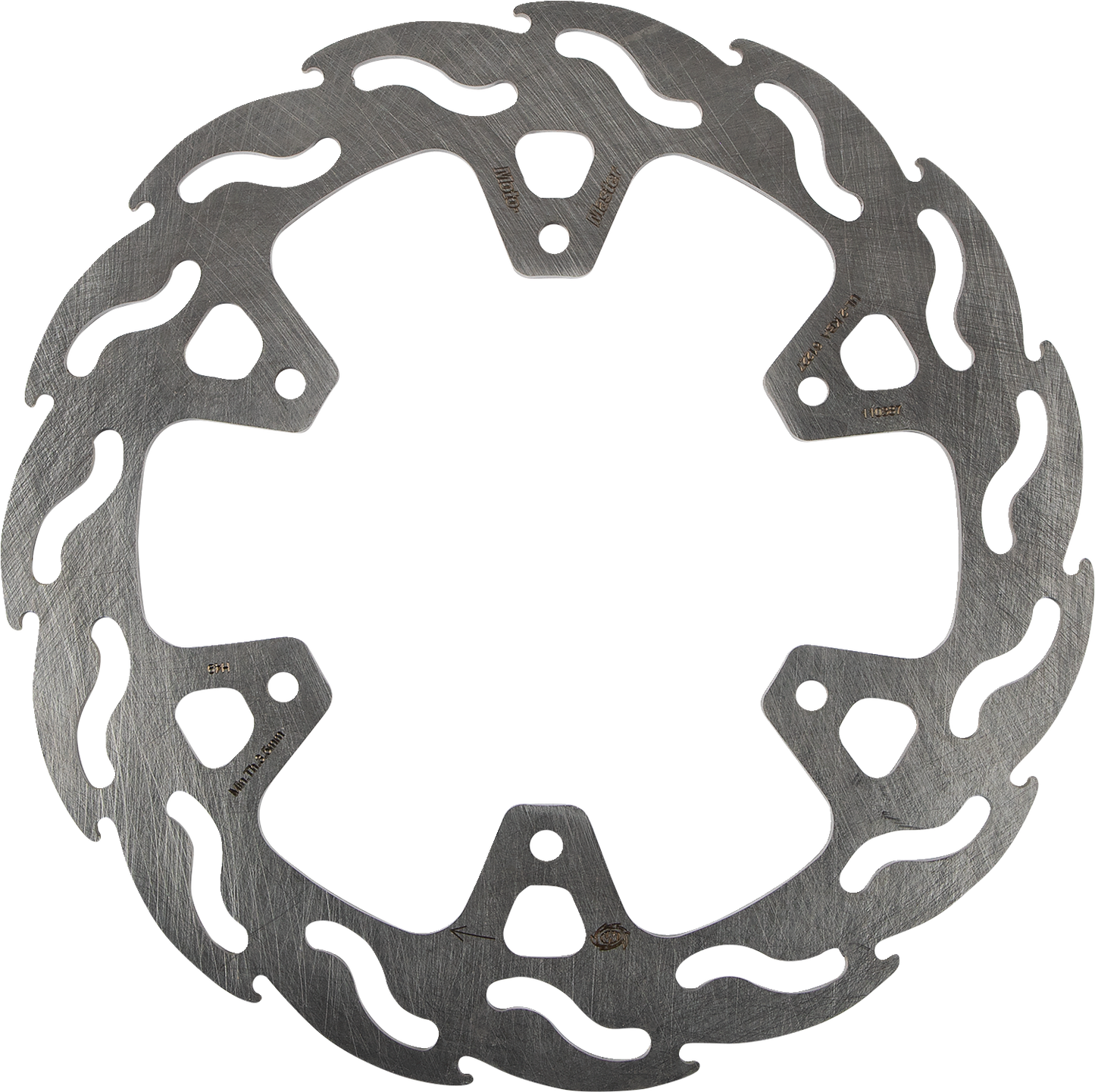 MOTO-MASTER Brake Rotor - Rear - Flame 110387-PU