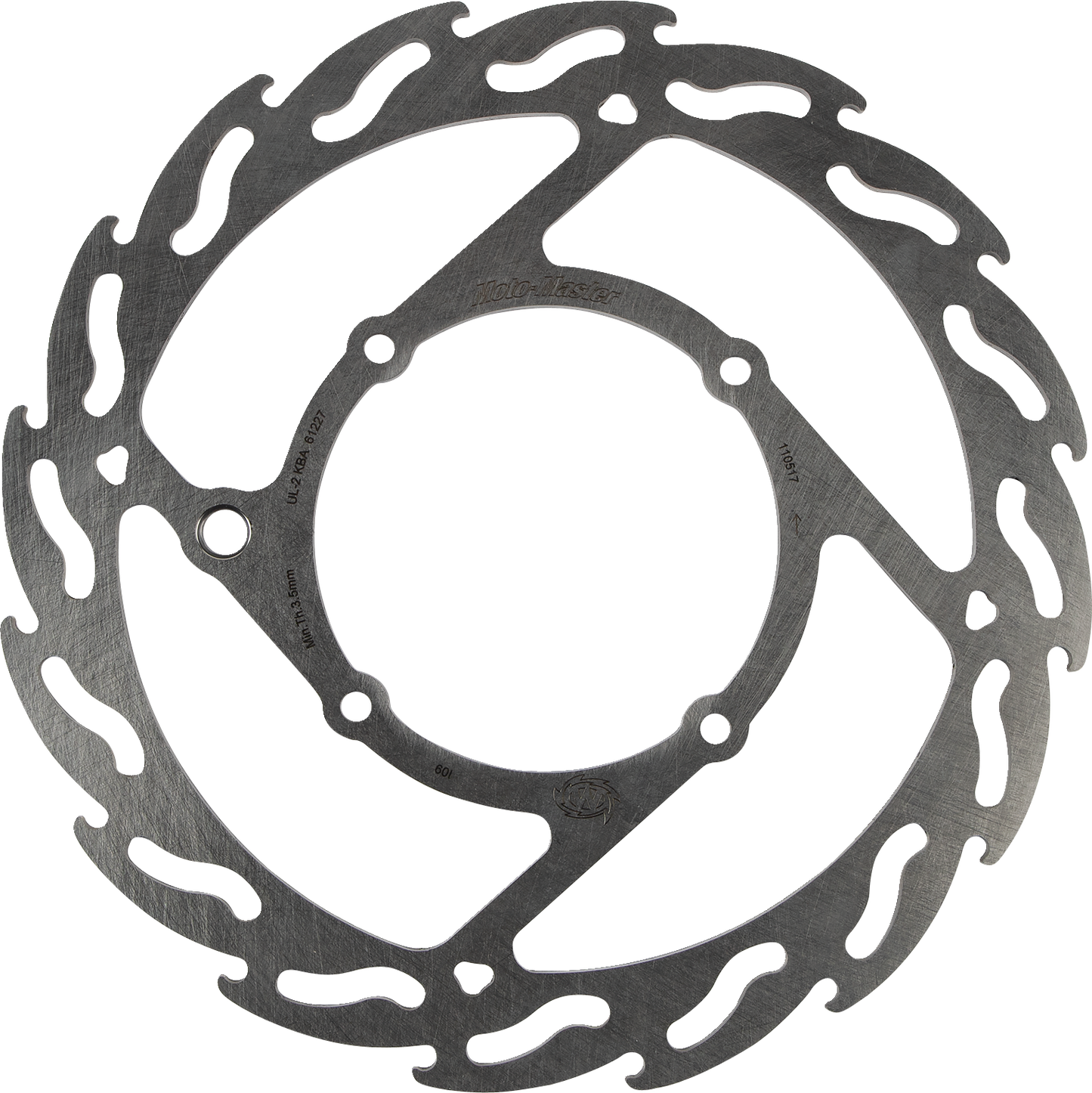 MOTO-MASTER Brake Rotor - Front - Flame 110517-PU