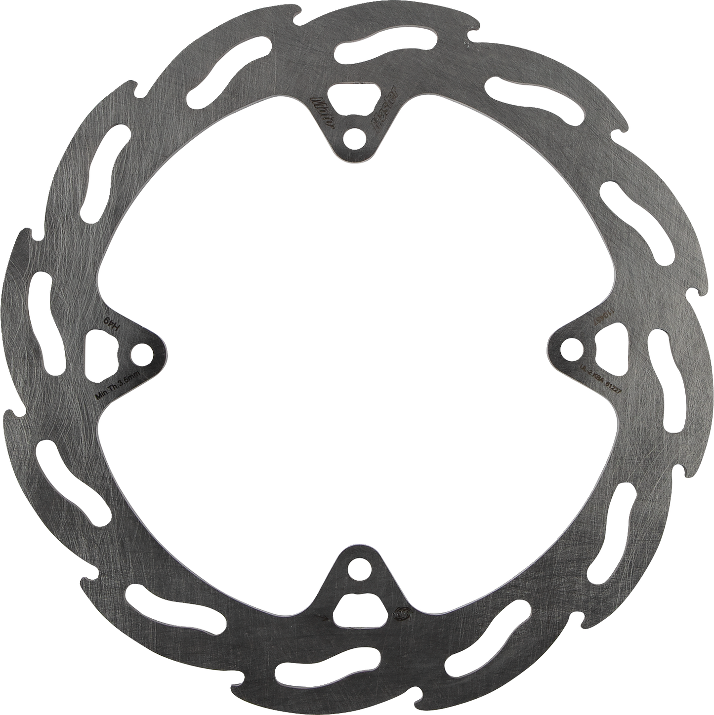 MOTO-MASTER Brake Rotor - Rear - Flame 110437-PU