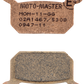 MOTO-MASTER Brake Pads - Racing Series 94711-PU