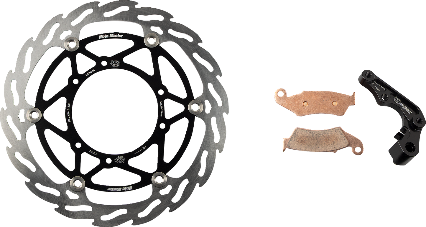 MOTO-MASTER Brake Rotor Kit - Flame Series - 270mm 310034-PU