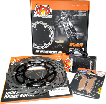 MOTO-MASTER Brake Rotor Kit - Flame Series - 270mm 310022-PU