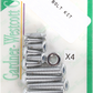 GARDNER-WESTCOTT Bolt Kit - Switch Housing - Socket-Head - Chrome C-74-150B
