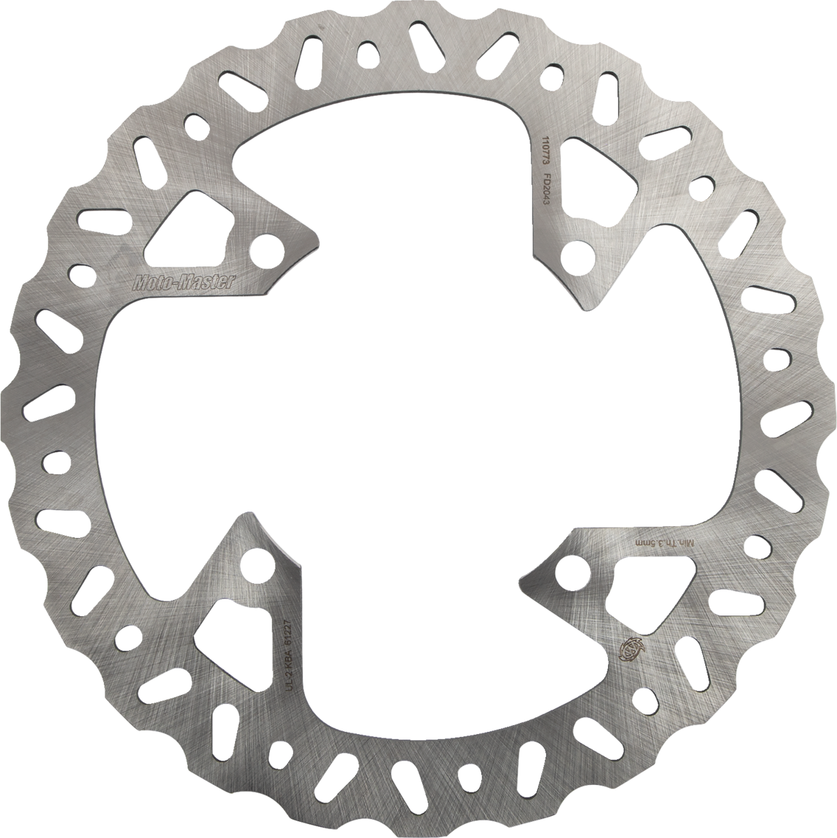 MOTO-MASTER Brake Rotor - Rear - Nitro 110773-PU