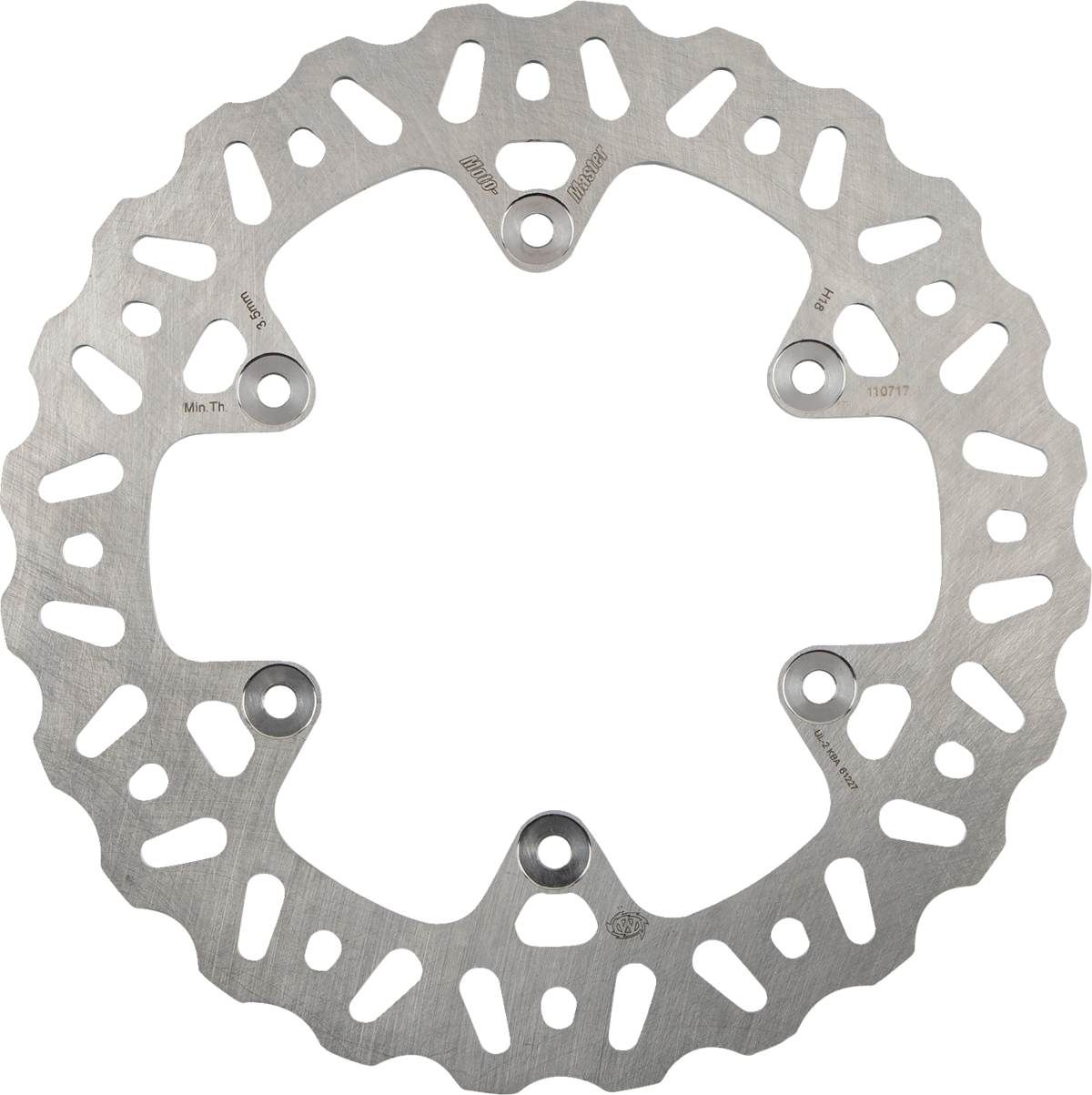 MOTO-MASTER Brake Rotor - Rear - Nitro 110717-PU