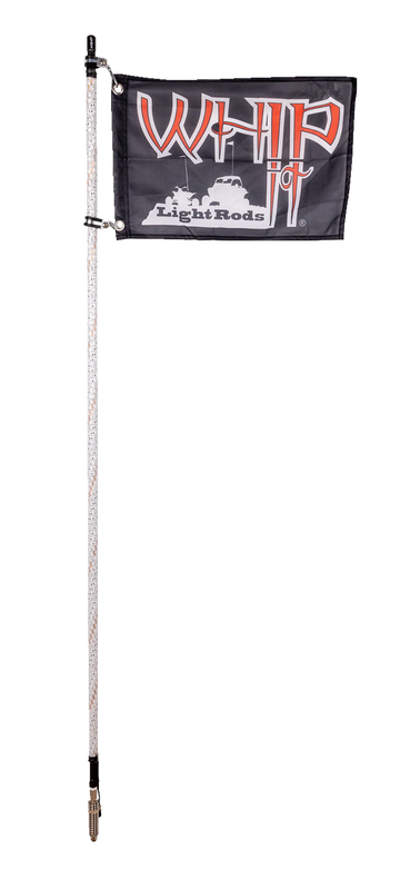 WHIPITLIGHTRODS 5' Light Rod Whip - Chase - White SB-CHSBTR-251