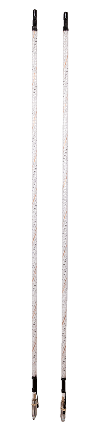 WHIPITLIGHTRODS 5' Light Rod Whip - Pair - White SB-RGBR-252