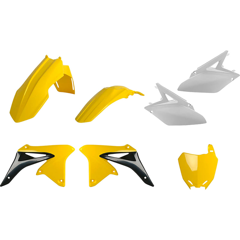 POLISPORT Body Kit - '18 OEM Yellow/White/Black - RM-Z 250 90778 by Polisport