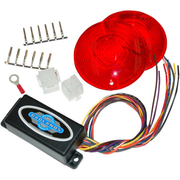 BADLANDS Plug-In Illuminator with Red Lenses - 6 Pin ILL-02-RL-A