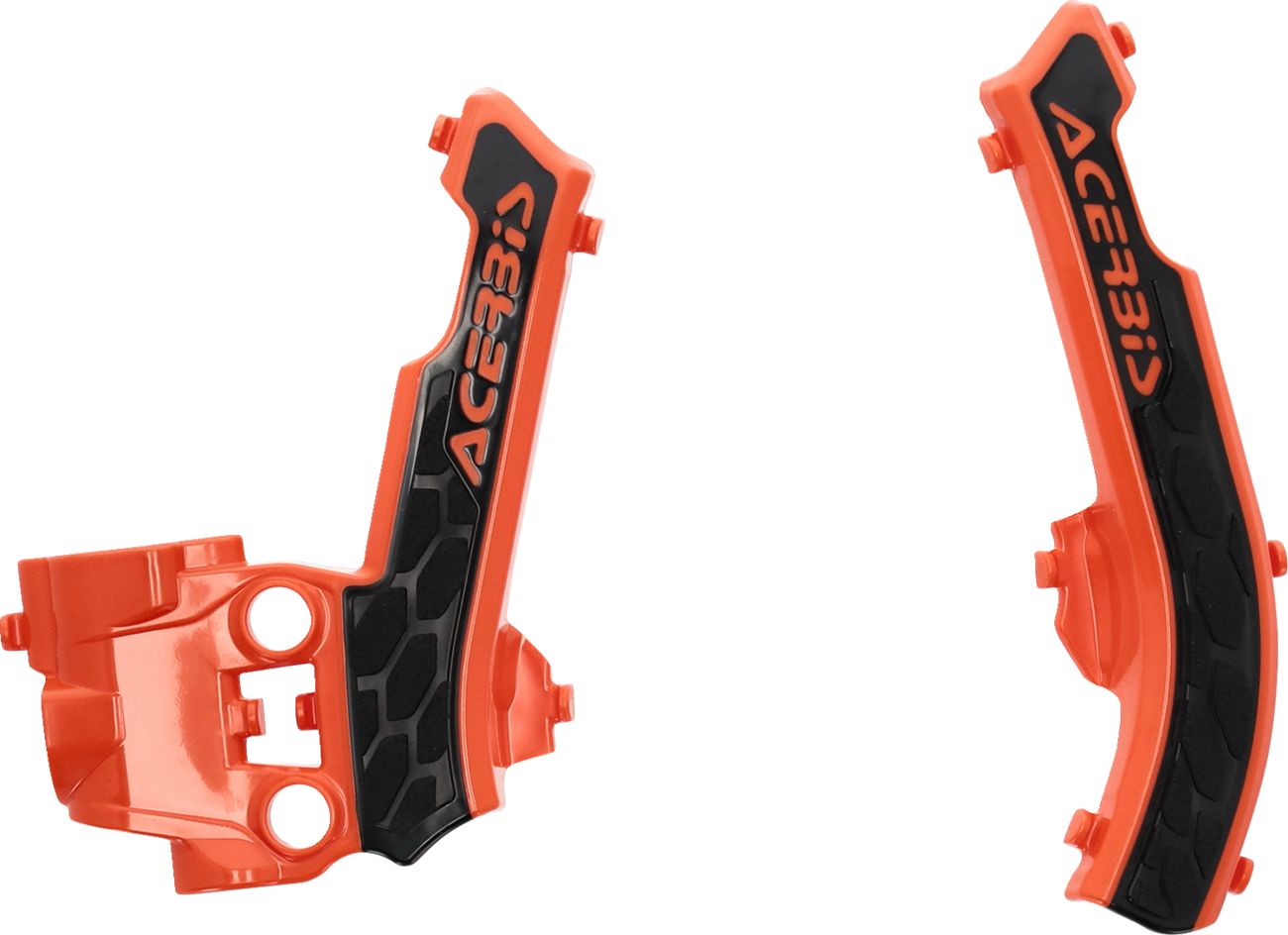 ACERBIS X-Grip Frame Guards - '16 Orange/Black - Gas Gas | Husqvarna | KTM 2979615225