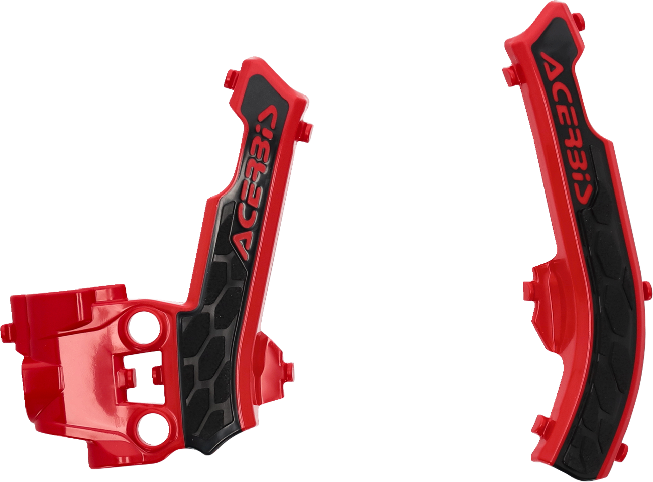 ACERBIS X-Grip Frame Guards - Red/Black - Gas Gas | Husqvarna | KTM 2979611018