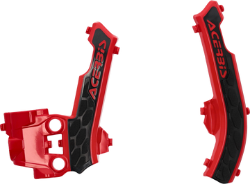 ACERBIS X-Grip Frame Guards - Red/Black - Gas Gas | Husqvarna | KTM 2979611018