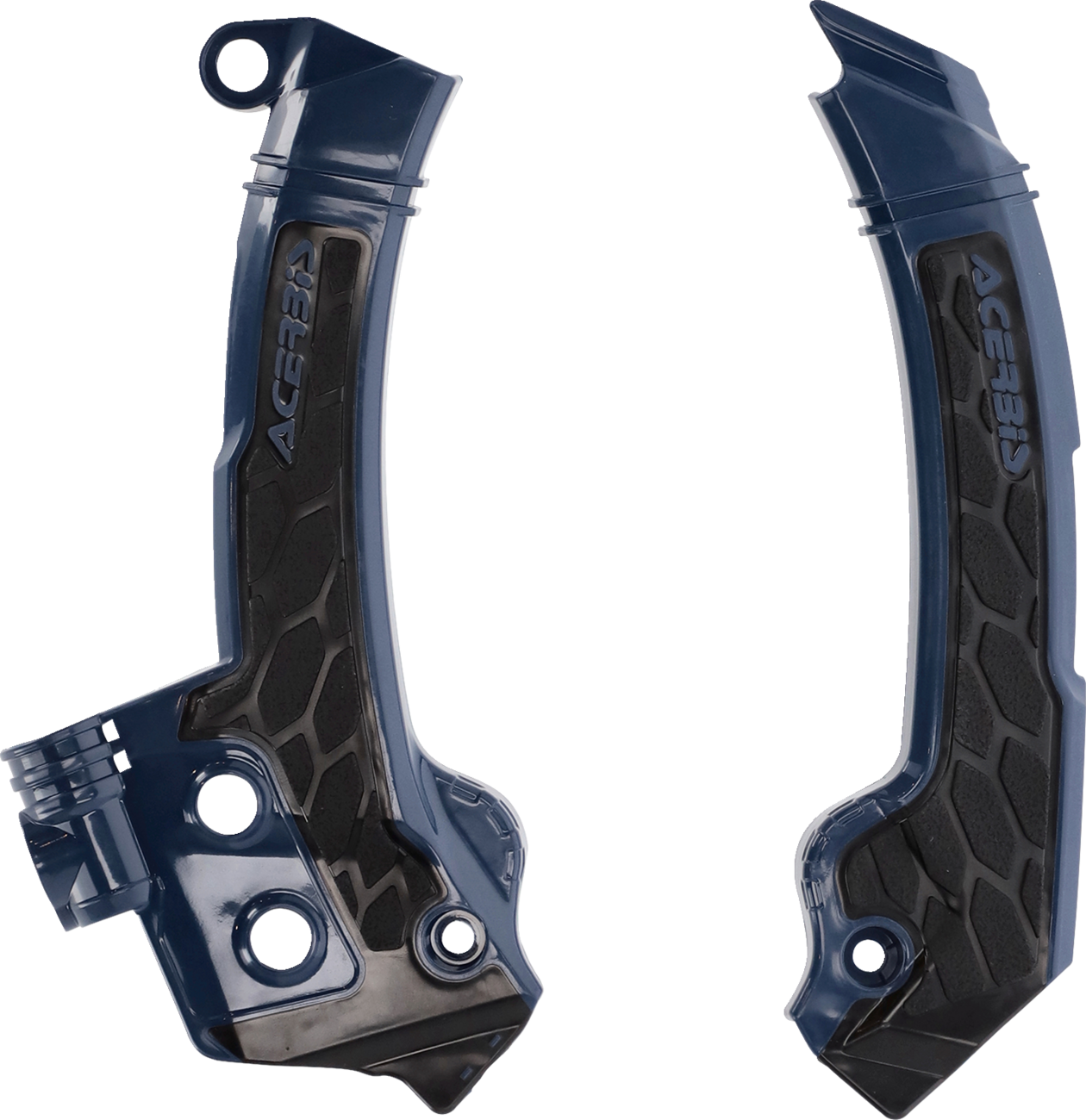 ACERBIS X-Grip Frame Guards - Blue/Black - Husqvarna 2979601034