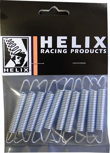 HELIX Exhaust Springs - Zinc - 57 mm - 10-Pack 495-5710