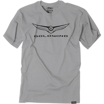 FACTORY EFFEX Goldwing Icon T-Shirt - Gray - Medium 25-87802