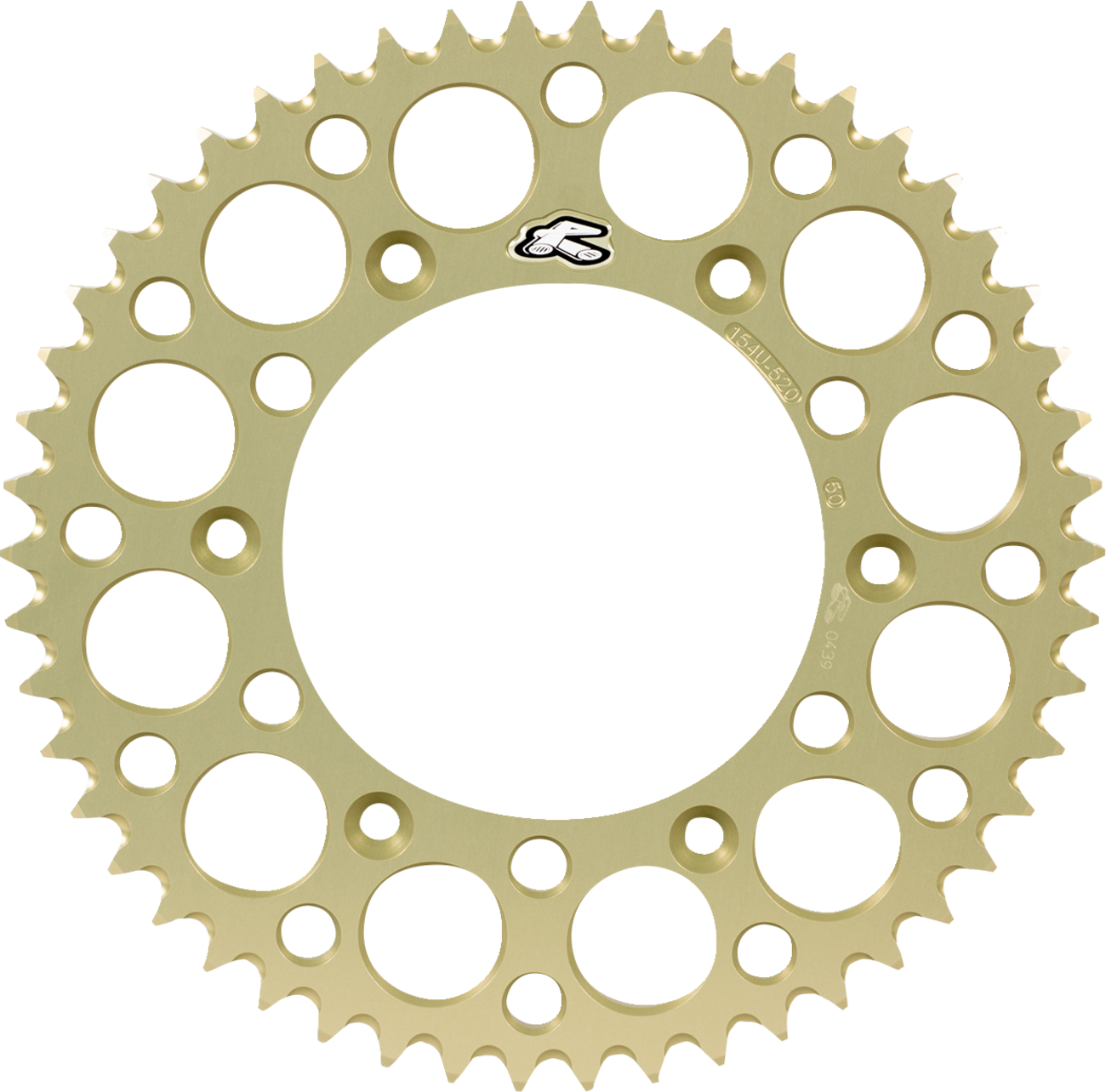 RENTHAL Rear Sprocket - Aluminum - 50 Tooth - Honda 154U-520-50GRHA