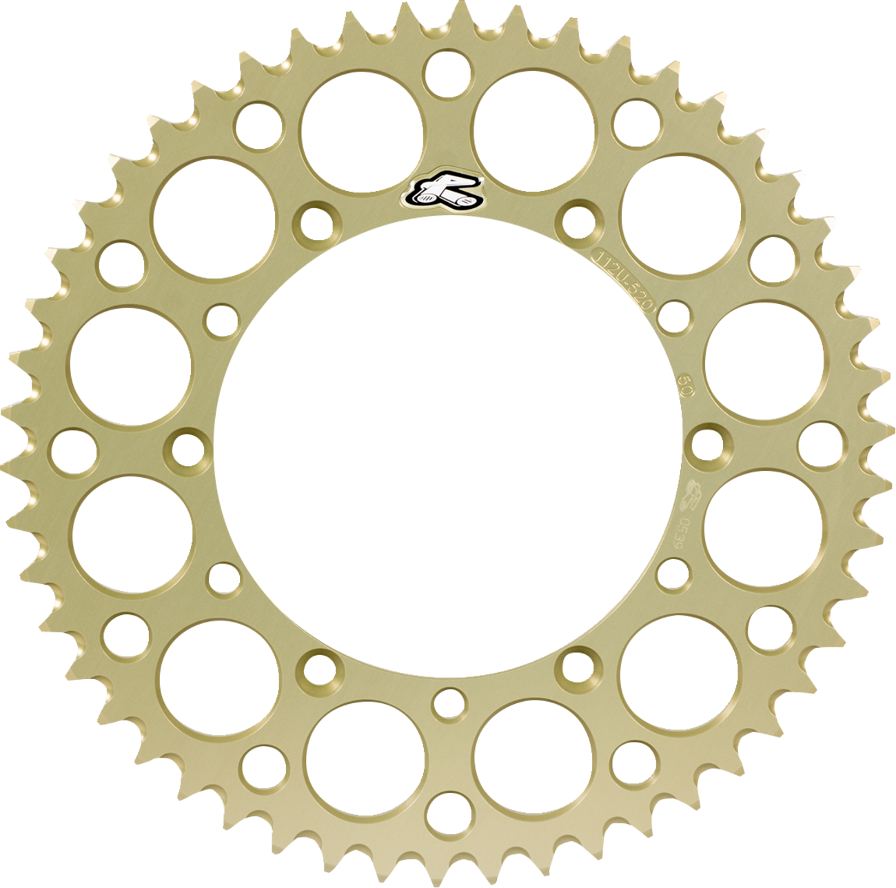 RENTHAL Rear Sprocket - Aluminum - 50 Tooth - Kawasaki 112U-520-50GEHA