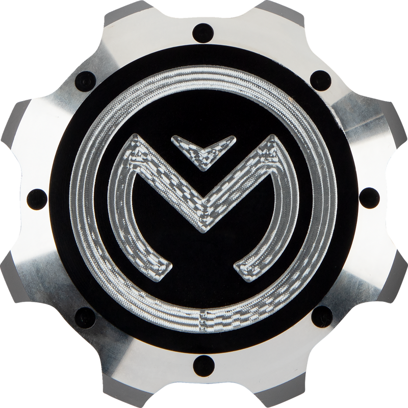 MOOSE RACING Gas Cap - Silver/Black - Can-Am 500-1001-PU by Moose Racing