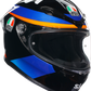 AGV K6 S Helmet - Marini Sky Racing Team 2021 - Medium 2118395002002M | Street Full Face Adult Helmet