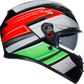 AGV K3 Helmet - Wing - Black/Italy - Small 2118381004007S | Street Full Face Adult Helmet