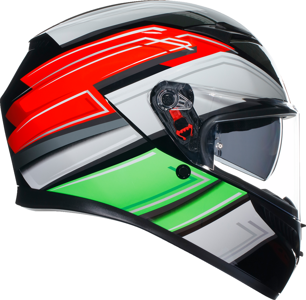 AGV K3 Helmet - Wing - Black/Italy - Small 2118381004007S | Street Full Face Adult Helmet