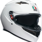 AGV K3 Helmet - Seta White - Large 2118381004014L | Street Full Face Adult Helmet