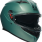 AGV K3 Helmet - Matte Salvia Green - Medium 2118381004015M | Street Full Face Adult Helmet