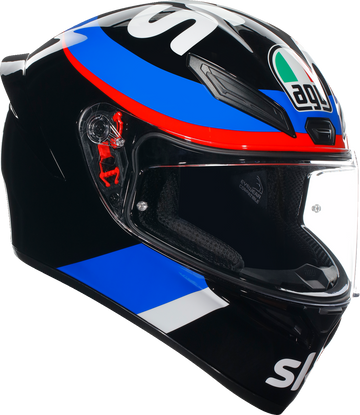 AGV K1 S Helmet - VR46 Sky Racing Team - Black/Red - Small 2118394003023S | Street Full Face Adult Helmet