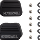 MOTHERWELL Luggage Rack For Tall Sissy Bar - Matte Black MWL-159-MB