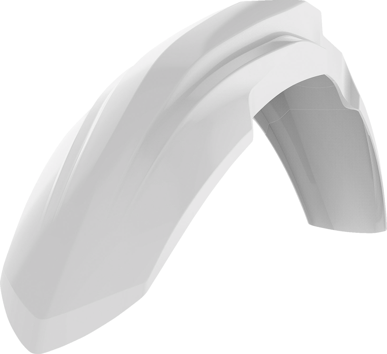 POLISPORT Fender - Front - Restyle - White - CR 125R/250R 8556300002