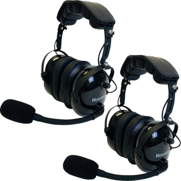 NAVATLAS Communication System - Over-the-Head Headset - Black NIO131PK
