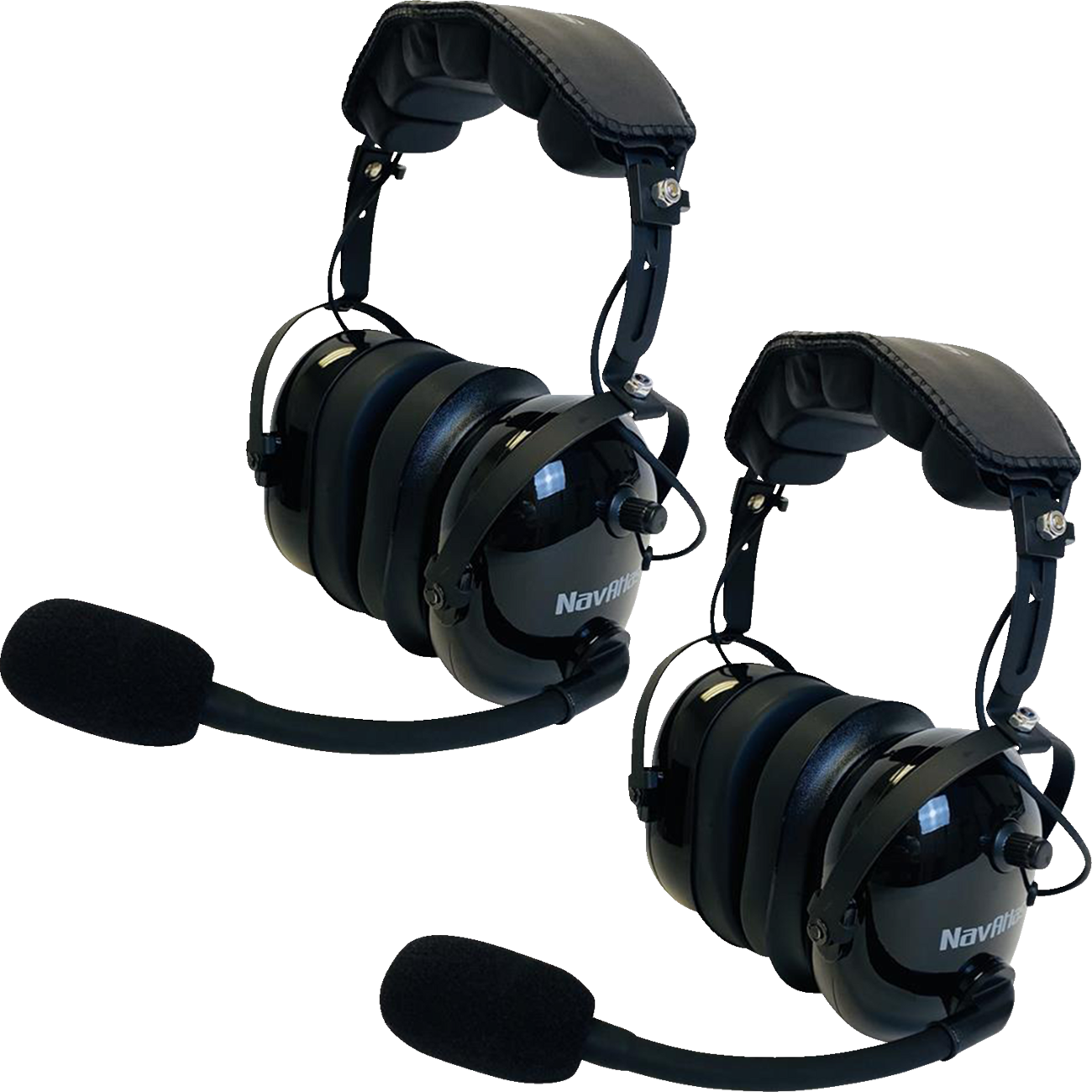 NAVATLAS Communication System - Over-the-Head Headset - Black NIO231PK