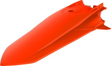 POLISPORT Fender - Rear - Fluorescent Orange - EXC/EXC-F | XC-W/XCF-W 8557000006