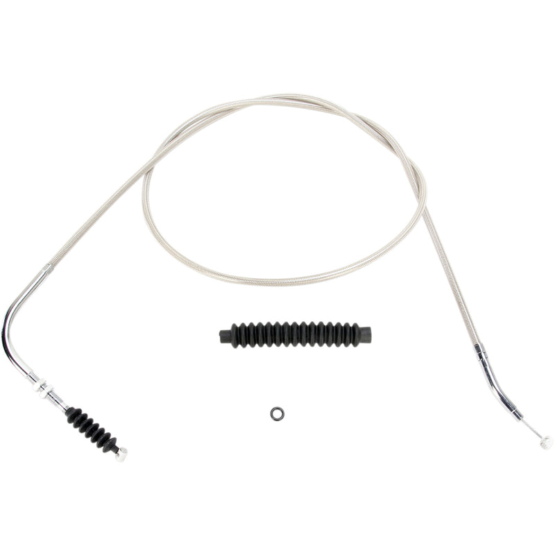 MOTION PRO Clutch Cable - +4" - Suzuki - Stainless Steel 64-0259 by Motion Pro
