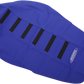 SDG 6-Ribbed Seat Cover - Black Ribs/Blue Top/Blue Sides 95934KBB