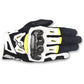 ALPINESTARS SMX-2 Air Carbon V2 Gloves - Black/White/Fluo Yellow - 2XL 3567717-125-2X