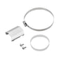 Silencer Heat Guard Extender Silver