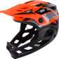 KALI Child Maya Full Face Helmet - Race - Gloss Orange/Gray/Black - OS 0221923312