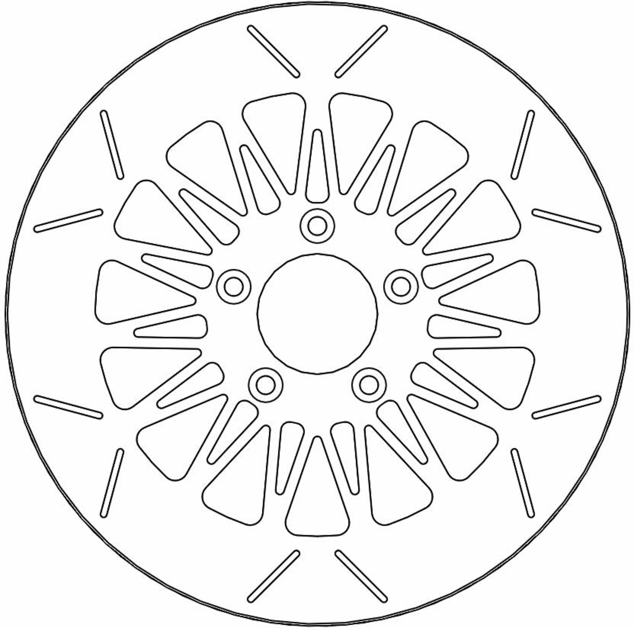 MOTO-MASTER Brake Rotor - Front Right/Front Left - Rialto 110635-PU