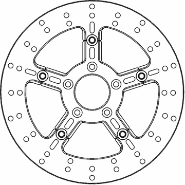 MOTO-MASTER Brake Rotor - Front Right/Front Left - Adrian 112311-PU