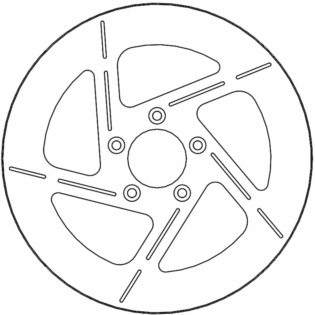 MOTO-MASTER Brake Rotor - Front Left - Tulsa 110757-PU