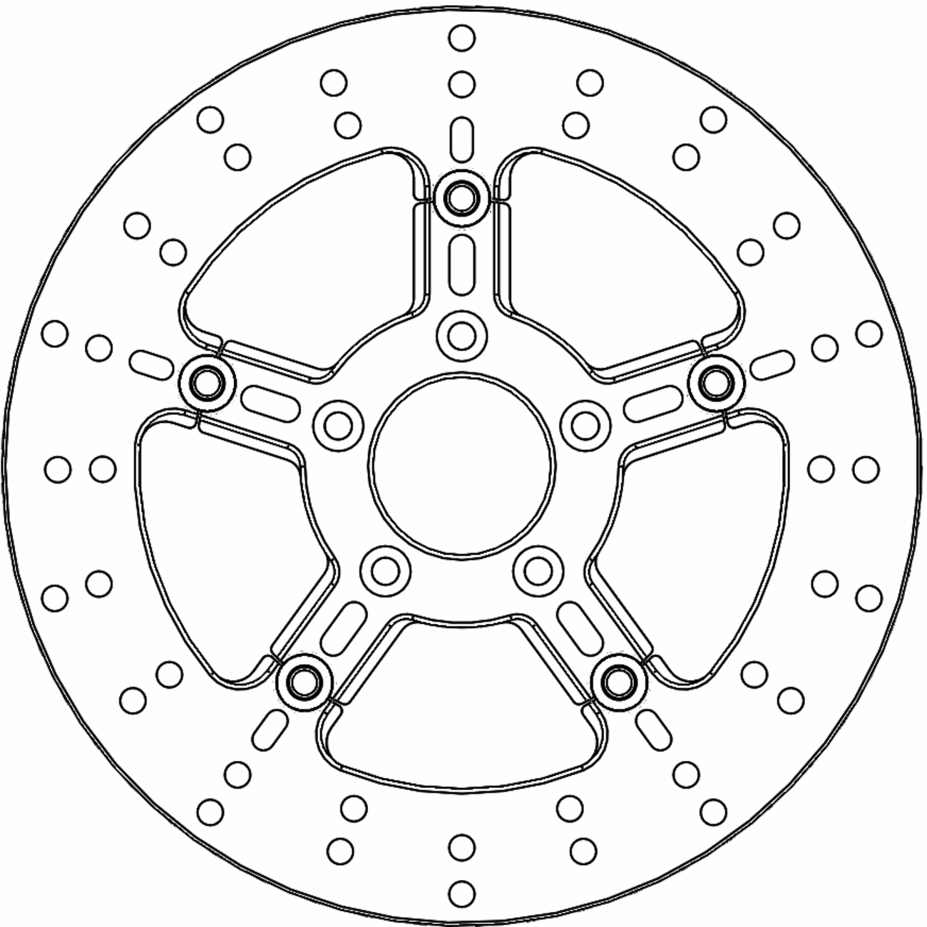 MOTO-MASTER Brake Rotor - Front Right/Front Left - Adrian 112293-PU