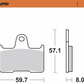 MOTO-MASTER Brake Pads - Sintered Series 404402-PU