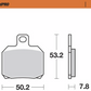 MOTO-MASTER Brake Pads - Sintered Series 404802-PU